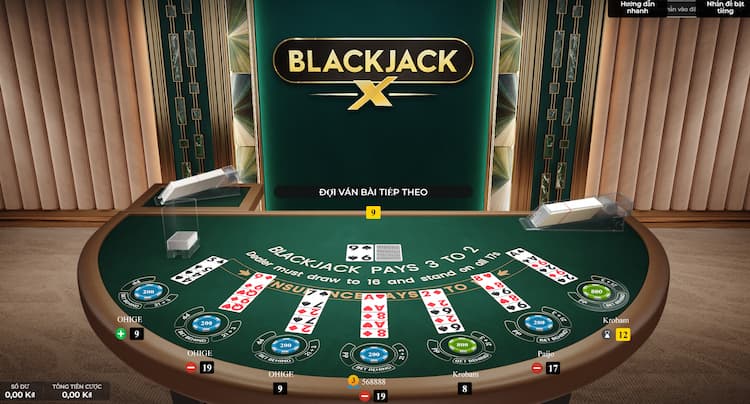 Bàn chơi Blackjack