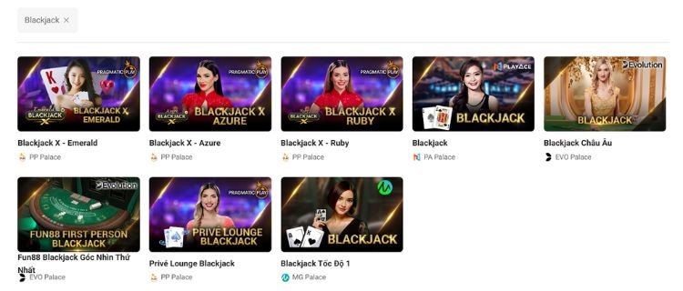 chơi blackjack fun88